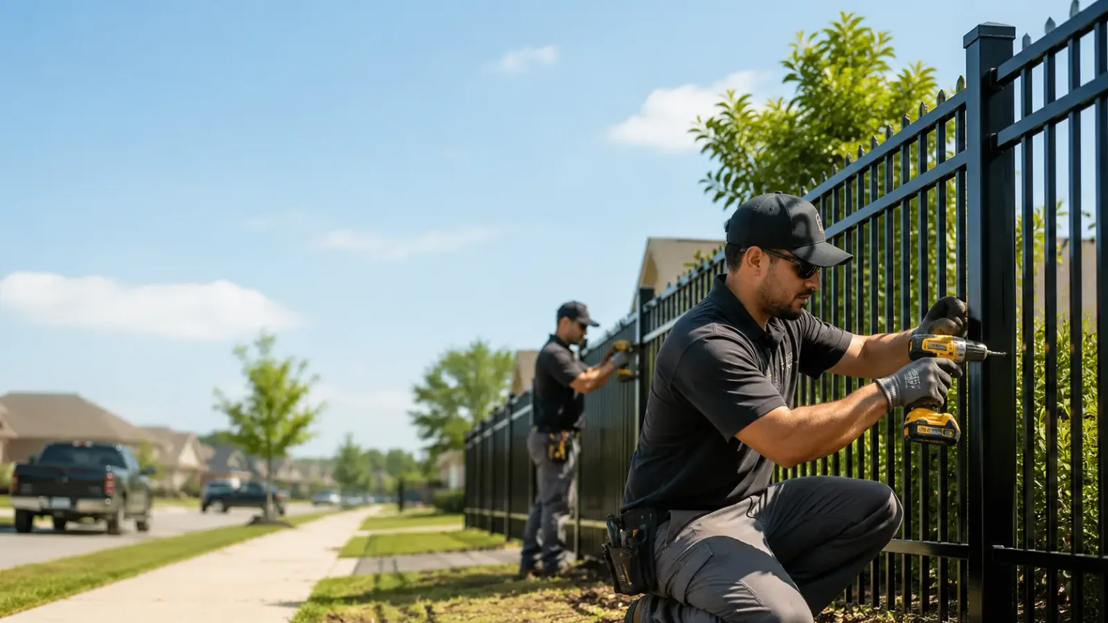 Metal Fence Installation in Shirland, IL
